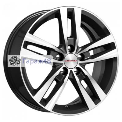 K&amp;K KC868 R16 / 6.5J PCD 5x105 ET 38 ЦО 56.6 Литые Черный глянцевый с полированной лицевой поверхностью
