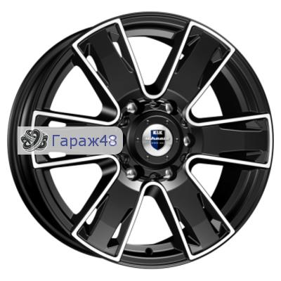 K&amp;K KC726 R17 / 7J PCD 6x139.7 ET 38 ЦО 67.1 Литые Черный глянцевый с полированной лицевой поверхностью