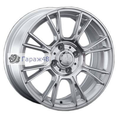 LS 818 R16 / 7J PCD 4x100 ET 42 ЦО 73.1 Литые Серебристый полированный